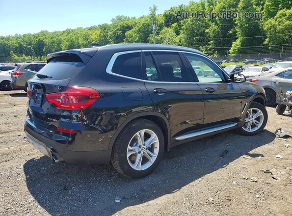 5UXTY5C03L9B91784 2020 BMW X3 Black Trasero derecho