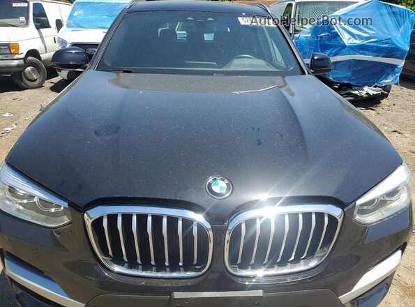 5UXTY5C03L9B91784 2020 BMW X3 Black Vista interior trasera