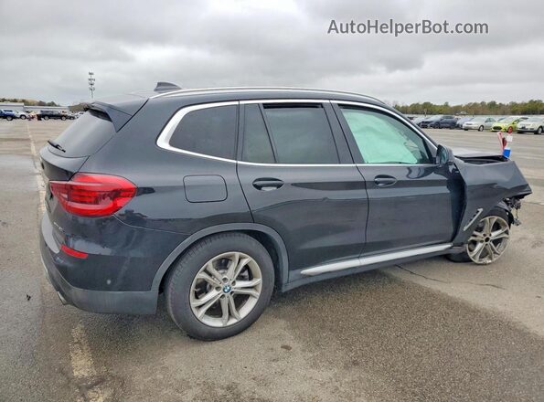 5UXTY5C03M9E39730 2021 BMW X3 Black Tył prawy
