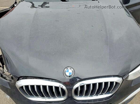 5UXTY5C03M9E39730 2021 BMW X3 Black Widok komory silnika