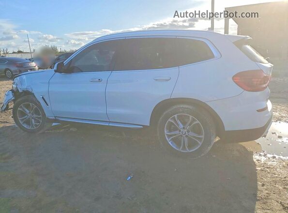 5UXTY5C04L9B04426 2020 BMW X3 White Задня ліва чверть