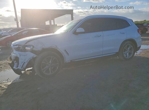 5UXTY5C04L9B04426 2020 BMW X3 White Передня ліва чверть