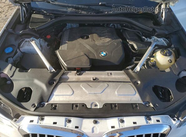 5UXTY5C04L9B04426 2020 BMW X3 White Вид підкапотного простору