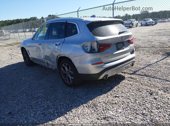 5UXTY5C04M9G21307 2021 BMW X3 Silver Tył lewy