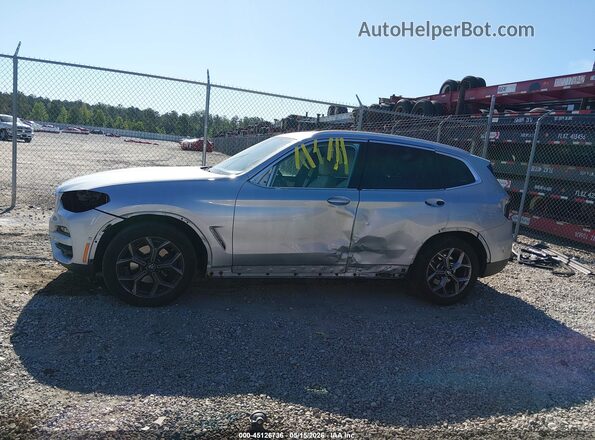 5UXTY5C04M9G21307 2021 BMW X3 Silver 