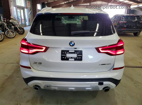 5UXTY5C05LLT34136 2020 BMW X3 Белый Вид сзади
