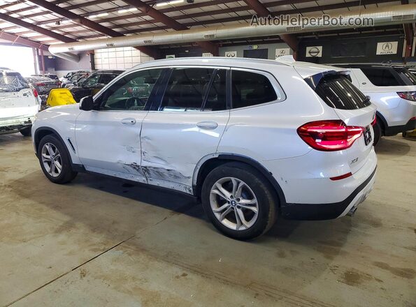 5UXTY5C05LLT34136 2020 BMW X3 Белый Задняя левая четверть
