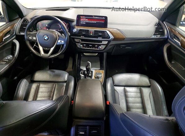 5UXTY5C05LLT34136 2020 BMW X3 Белый Вид панели приборов