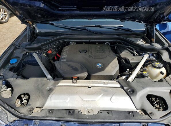 5UXTY5C07L9C96831 2020 BMW X3 Синий Вид подкапотного пространства