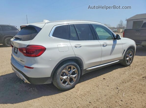 5UXTY5C07M9G01245 2021 BMW X3 Белый Задняя правая четверть