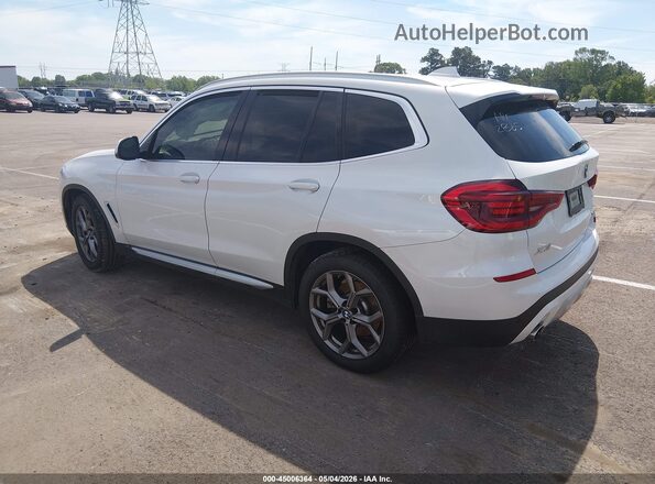 5UXTY5C07M9H42865 2021 BMW X3 Белый Задняя левая четверть