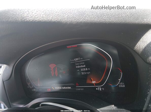 5UXTY5C07M9H42865 2021 BMW X3 Белый Вид задних сидений