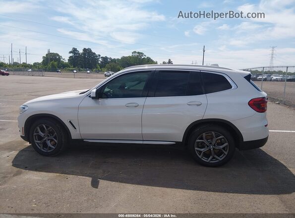 5UXTY5C07M9H42865 2021 BMW X3 Белый Панорамный вид салона 360°