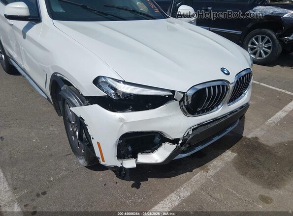 5UXTY5C07M9H42865 2021 BMW X3 Белый Вид спереди