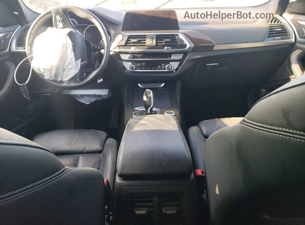 5UXTY5C09L9C29003 2020 BMW X3 Blue Widok deski rozdzielczej