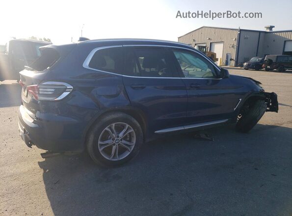 5UXTY5C09L9C29003 2020 BMW X3 Blue Tył prawy