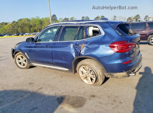 5UXTY5C09L9C29003 2020 BMW X3 Blue Tył lewy