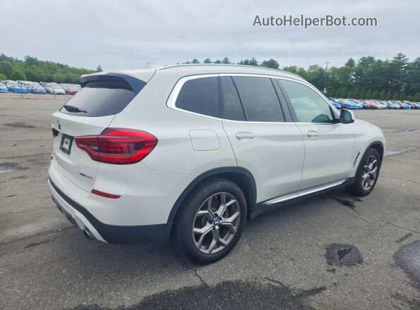 5UXTY5C09LLT38156 2020 BMW X3 Белый Задняя правая четверть