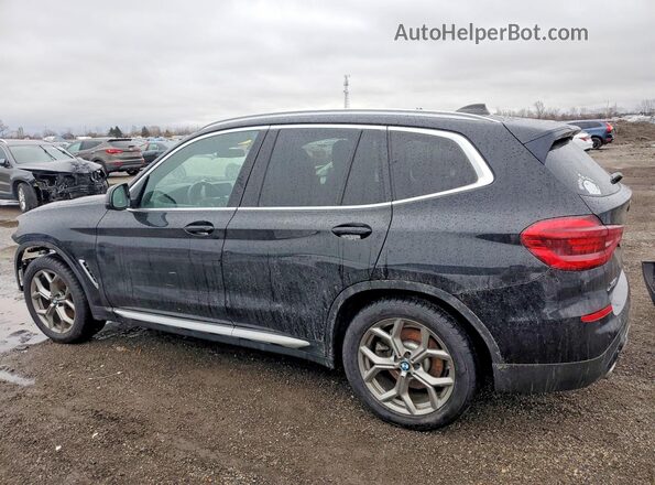 5UXTY5C09M9E54975 2021 BMW X3 Black Tył lewy