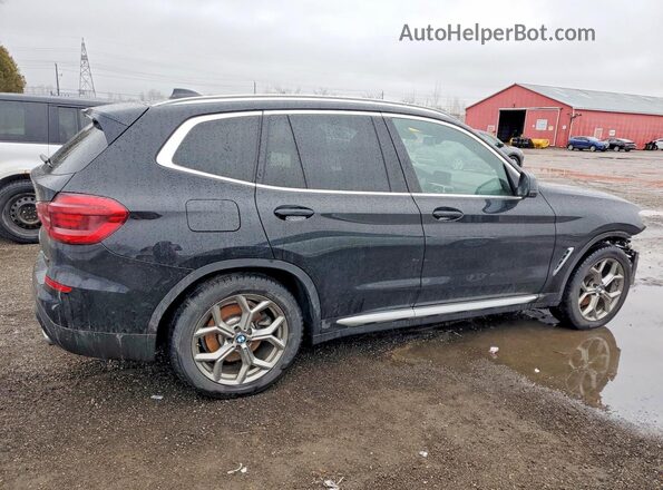 5UXTY5C09M9E54975 2021 BMW X3 Black Tył prawy