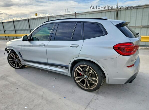 5UXTY9C01M9G38315 2021 BMW X3 Серебряный Задняя левая четверть