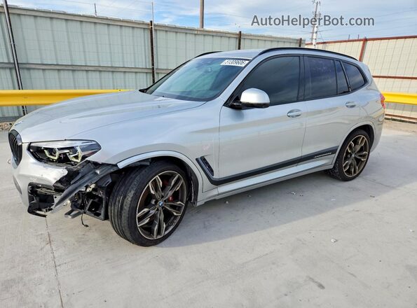 5UXTY9C01M9G38315 2021 BMW X3 Серебряный Передняя левая четверть