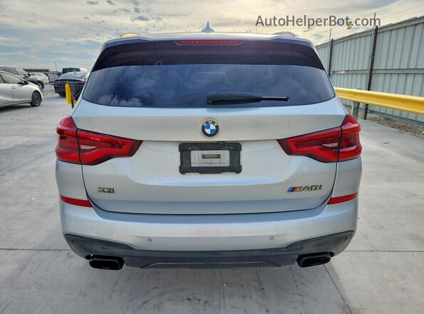 5UXTY9C01M9G38315 2021 BMW X3 Серебряный Вид сзади