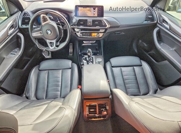 5UXTY9C01M9G38315 2021 BMW X3 Серебряный Вид панели приборов