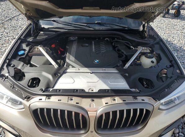 5UXTY9C01M9G65997 2021 BMW X3 Бежевый Вид подкапотного пространства