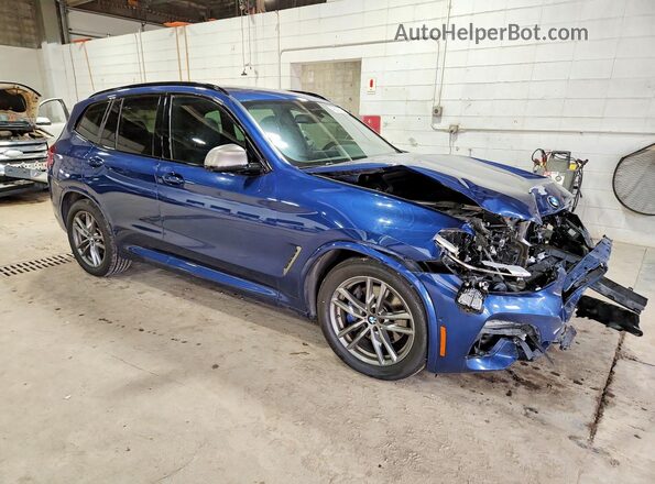 5UXTY9C05L9C98620 2020 BMW X3 Blue Przód prawy
