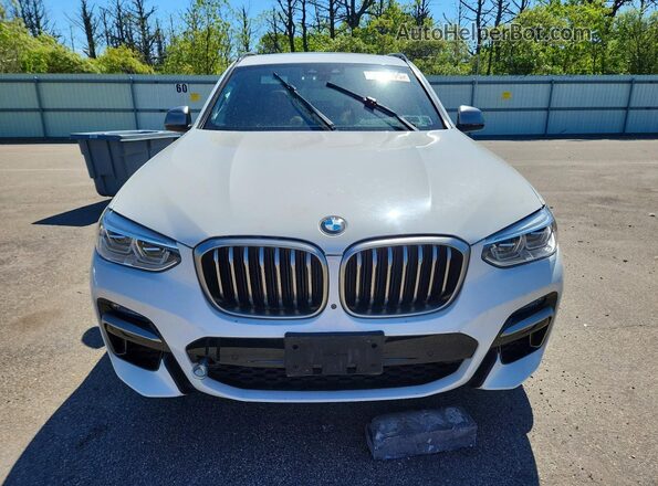5UXTY9C09L9B72342 2020 BMW X3 Белый Вид спереди