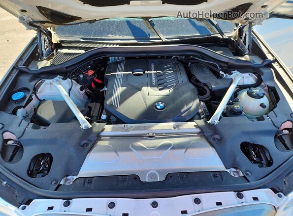 5UXTY9C09L9B72342 2020 BMW X3 Белый Вид подкапотного пространства