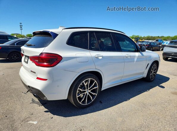 5UXTY9C09L9B72342 2020 BMW X3 Белый Задняя правая четверть