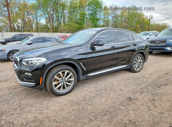 5UXUJ3C58KLG54531 2019 BMW X4 Черный Передняя левая четверть