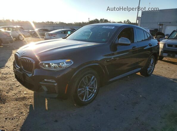 5UXUJ5C58KLJ63398 2019 BMW X4 Черный Передняя левая четверть