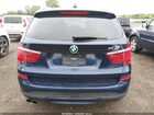 2017 Bmw X3 Xdrive35i Синий vin: 5UXWX7C30H0U43621