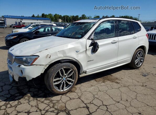 5UXWX7C50H0S18391 2017 BMW X3 White Przód lewy