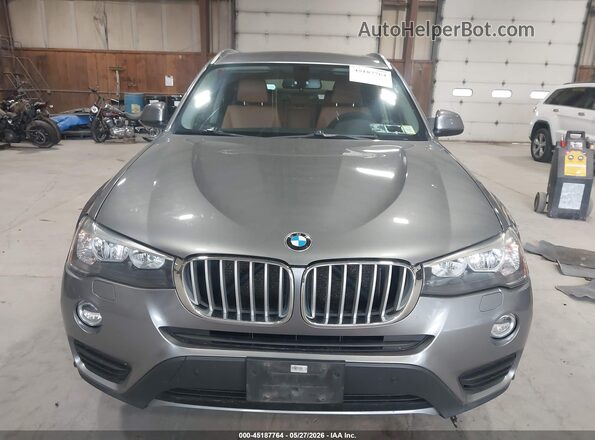 5UXWX9C32H0T20172 2017 BMW X3 Серый Вид щитка приборов