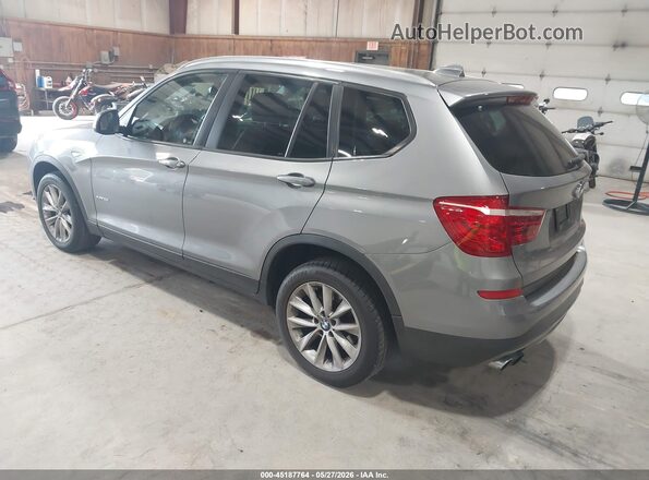 5UXWX9C32H0T20172 2017 BMW X3 Серый Задняя левая четверть