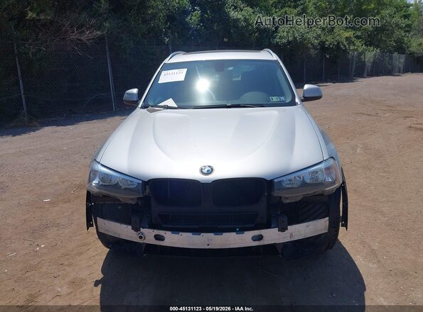 5UXWX9C35H0W66863 2017 BMW X3 Серебряный Вид щитка приборов