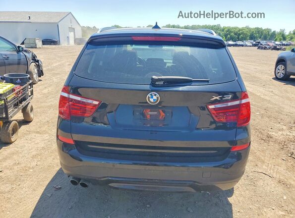 5UXWX9C50G0D83015 2016 BMW X3 Черный Вид сзади