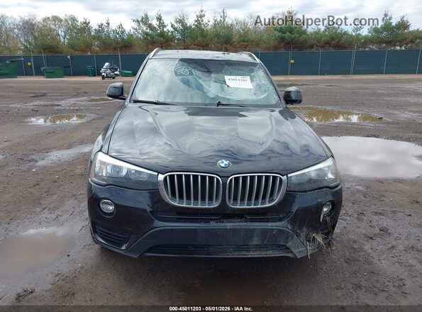5UXWX9C50H0D95733 2017 BMW X3 Black Widok zestawu wskaźników