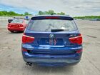 2017 Bmw X3 Xdrive28i Синий vin: 5UXWX9C51H0D96504
