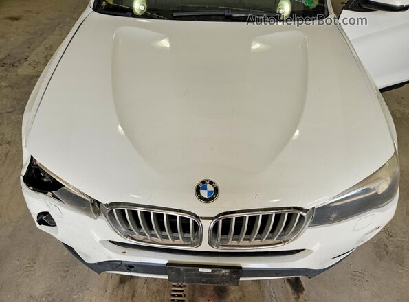 5UXWX9C52H0D98035 2017 BMW X3 Белый Вид подкапотного пространства
