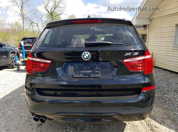 5UXWX9C52H0T05494 2017 BMW X3 Черный Вид сзади