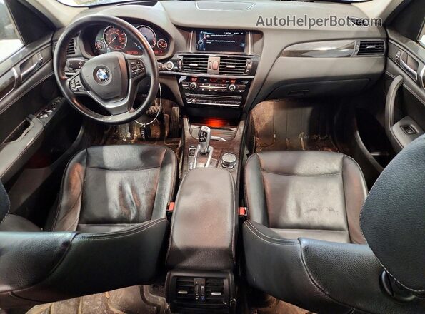 5UXWX9C54G0D65214 2016 BMW X3 Серый Вид панели приборов