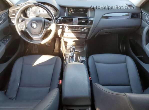 5UXWX9C55G0D64041 2016 BMW X3 Черный Вид панели приборов