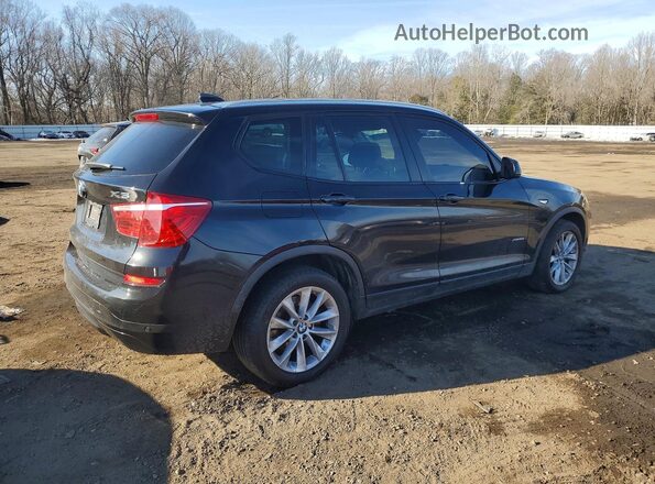 5UXWX9C55G0D64041 2016 BMW X3 Черный Задняя правая четверть