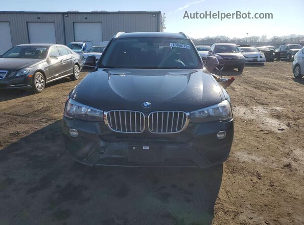 5UXWX9C55G0D64041 2016 BMW X3 Черный Вид спереди