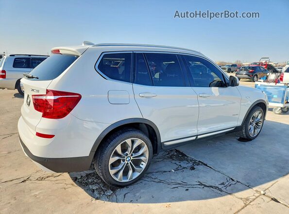 5UXWX9C55H0D97655 2017 BMW X3 White Tył prawy